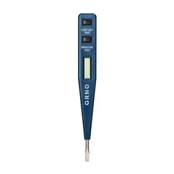 ELEKTRONICZNY PRÓBNIK NAPIĘCIA 5W1, TEST OBECNOŚCI, POMIAR, INDUKCJA, CIĄGŁOŚĆ, POLARYZACJA DC, NIEBIESKI ORNO ELEKTRONICZNY PRÓBNIK NAPIĘCIA 5W1, TEST OBECNOŚCI, POMIAR, INDUKCJA, CIĄGŁOŚĆ, POLARYZACJA DC, NIEBIESKI ORNO