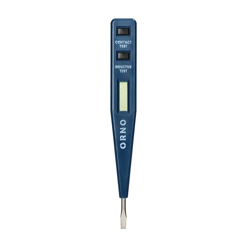 ELEKTRONICZNY PRÓBNIK NAPIĘCIA 5W1, TEST OBECNOŚCI, POMIAR, INDUKCJA, CIĄGŁOŚĆ, POLARYZACJA DC, NIEBIESKI ORNO ELEKTRONICZNY PRÓBNIK NAPIĘCIA 5W1, TEST OBECNOŚCI, POMIAR, INDUKCJA, CIĄGŁOŚĆ, POLARYZACJA DC, NIEBIESKI ORNO