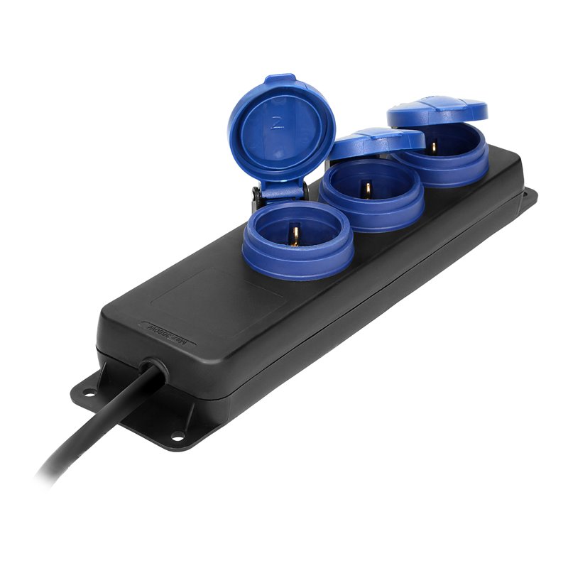 PRZEDŁUŻACZ WARSZTATOWY BRYZGOSZCZELNY IP44, 3 GNIAZDA 2P+Z SCHUKO, PRZEWÓD GUMOWY, H05RR-F 3X1,5MM2, DŁUGOŚĆ 5M ORNO PRZEDŁUŻACZ WARSZTATOWY BRYZGOSZCZELNY IP44, 3 GNIAZDA 2P+Z SCHUKO, PRZEWÓD GUMOWY, H05RR-F 3X1,5MM2, DŁUGOŚĆ 5M ORNO