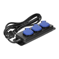 PRZEDŁUŻACZ WARSZTATOWY BRYZGOSZCZELNY IP44, 3 GNIAZDA 2P+Z IP44, PRZEWÓD GUMOWY, H05RR-F 3X1,5MM2, DŁUGOŚĆ 3M ORNO PRZEDŁUŻACZ WARSZTATOWY BRYZGOSZCZELNY IP44, 3 GNIAZDA 2P+Z IP44, PRZEWÓD GUMOWY, H05RR-F 3X1,5MM2, DŁUGOŚĆ 3M ORNO