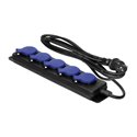 PRZEDŁUŻACZ WARSZTATOWY BRYZGOSZCZELNY IP44, 5 GNIAZDA 2P+Z IP44, PRZEWÓD GUMOWY, H05RR-F 3X1,5MM2, DŁUGOŚĆ 5M ORNO PRZEDŁUŻACZ WARSZTATOWY BRYZGOSZCZELNY IP44, 5 GNIAZDA 2P+Z IP44, PRZEWÓD GUMOWY, H05RR-F 3X1,5MM2, DŁUGOŚĆ 5M ORNO