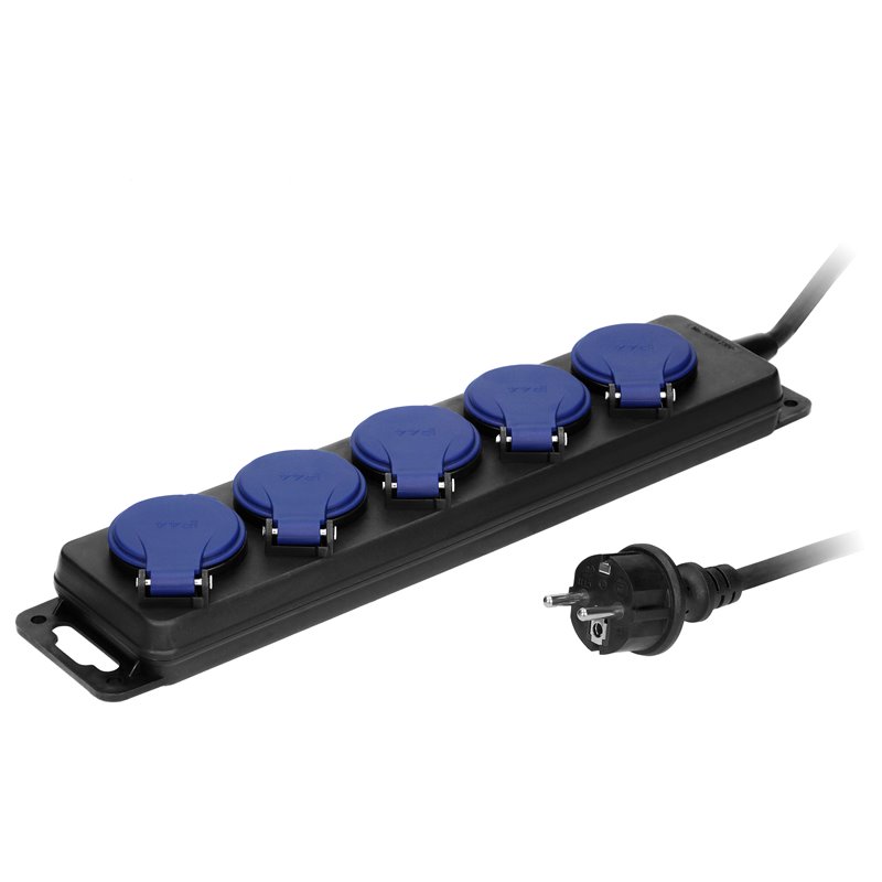 PRZEDŁUŻACZ WARSZTATOWY BRYZGOSZCZELNY IP44, 5 GNIAZDA 2P+Z IP44, PRZEWÓD GUMOWY, H05RR-F 3X1,5MM2, DŁUGOŚĆ 5M ORNO PRZEDŁUŻACZ WARSZTATOWY BRYZGOSZCZELNY IP44, 5 GNIAZDA 2P+Z IP44, PRZEWÓD GUMOWY, H05RR-F 3X1,5MM2, DŁUGOŚĆ 5M ORNO