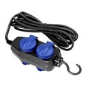 PRZEDŁUŻACZ WARSZTATOWY BRYZGOSZCZELNY IP44, 4 GNIAZDA (2+2) 2P+Z IP44, SCHUKO, PRZEWÓD GUMOWY, H05RR-F 3X1,5MM2, 10M ORNO PRZEDŁUŻACZ WARSZTATOWY BRYZGOSZCZELNY IP44, 4 GNIAZDA (2+2) 2P+Z IP44, SCHUKO, PRZEWÓD GUMOWY, H05RR-F 3X1,5MM2, 10M ORNO