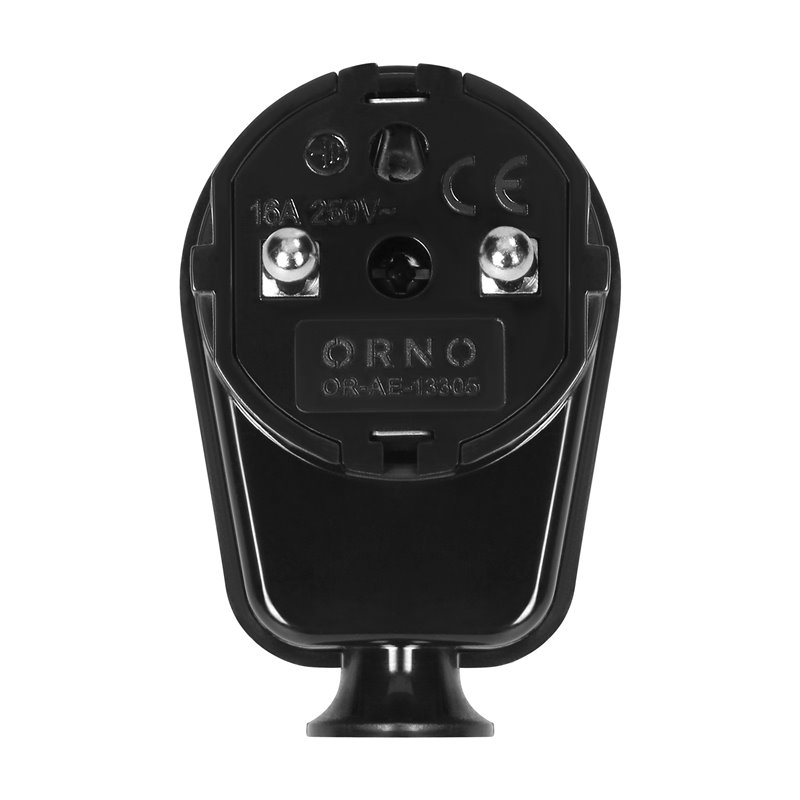WTYCZKA KĄTOWA UNI-SCHUKO 16A, 230V, CZARNA ORNO WTYCZKA KĄTOWA UNI-SCHUKO 16A, 230V, CZARNA ORNO