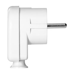 WTYCZKA KĄTOWA UNI-SCHUKO 16A, 230V, BIAŁA ORNO WTYCZKA KĄTOWA UNI-SCHUKO 16A, 230V, BIAŁA ORNO