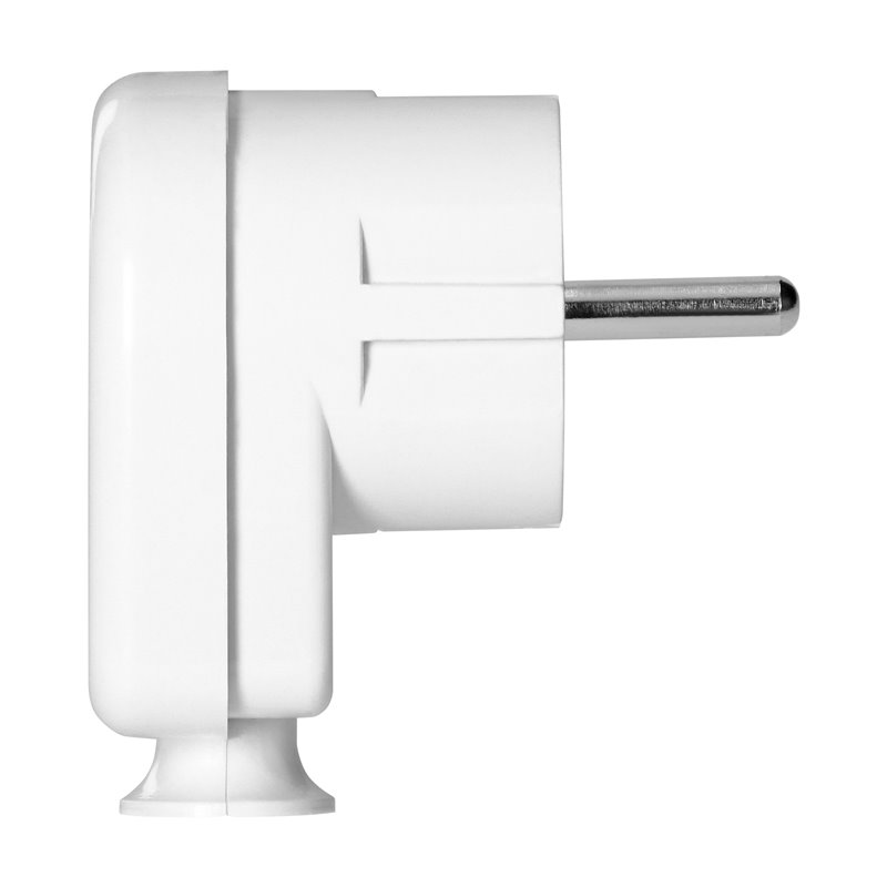 WTYCZKA KĄTOWA UNI-SCHUKO 16A, 230V, BIAŁA ORNO WTYCZKA KĄTOWA UNI-SCHUKO 16A, 230V, BIAŁA ORNO