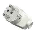 WTYCZKA KĄTOWA UNI-SCHUKO 16A, 230V, BIAŁA, 24 SZTUKI ORNO
