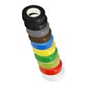 ZESTAW 10 TAŚM 19MM, 2X CZARNA, SZARA, BRĄZOWA, NIEBIESKA, ŻÓŁTA, ZIELONA, ŻÓŁTO-ZIELONA, CZERWONA, BIAŁA, DŁUGOŚĆ 20M ORNO