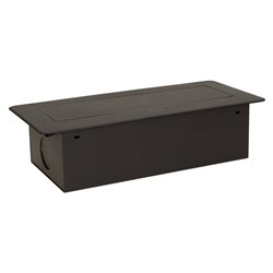 GNIAZDO MEBLOWE WPUSZCZANE W BLAT Z PŁASKIM FREZOWANYM RANTEM, 3X2P+Z, CZARNE, WERSJA SCHUKO ORNO GNIAZDO MEBLOWE WPUSZCZANE W BLAT Z PŁASKIM FREZOWANYM RANTEM, 3X2P+Z, CZARNE, WERSJA SCHUKO ORNO