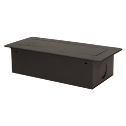 GNIAZDO MEBLOWE WPUSZCZANE W BLAT Z PŁASKIM FREZOWANYM RANTEM, 3X2P+Z, CZARNE, WERSJA SCHUKO ORNO GNIAZDO MEBLOWE WPUSZCZANE W BLAT Z PŁASKIM FREZOWANYM RANTEM, 3X2P+Z, CZARNE, WERSJA SCHUKO ORNO