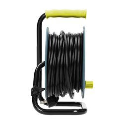 PRZEDŁUŻACZ BĘBNOWY MINI, 4 GNIAZDA 2P+Z, METALOWY STOJAK, POLWINIT H05VV-F 3X1MM2 , DŁUGOŚĆ 15M, LIMONKOWY, SCHUKO ORNO PRZEDŁUŻACZ BĘBNOWY MINI, 4 GNIAZDA 2P+Z, METALOWY STOJAK, POLWINIT H05VV-F 3X1MM2 , DŁUGOŚĆ 15M, LIMONKOWY, SCHUKO ORNO