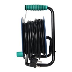 PRZEDŁUŻACZ BĘBNOWY MINI, 4 GNIAZDA 2P+Z, METALOWY STOJAK, POLWINIT H05VV-F 3X1MM2, DŁUGOŚĆ 15M, TURKUSOWY ORNO PRZEDŁUŻACZ BĘBNOWY MINI, 4 GNIAZDA 2P+Z, METALOWY STOJAK, POLWINIT H05VV-F 3X1MM2, DŁUGOŚĆ 15M, TURKUSOWY ORNO