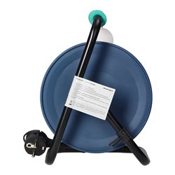 PRZEDŁUŻACZ BĘBNOWY MINI, 4 GNIAZDA 2P+Z, METALOWY STOJAK, POLWINIT H05VV-F 3X1MM2, DŁUGOŚĆ 15M, TURKUSOWY ORNO PRZEDŁUŻACZ BĘBNOWY MINI, 4 GNIAZDA 2P+Z, METALOWY STOJAK, POLWINIT H05VV-F 3X1MM2, DŁUGOŚĆ 15M, TURKUSOWY ORNO