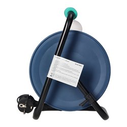 PRZEDŁUŻACZ BĘBNOWY MINI, 4 GNIAZDA 2P+Z, METALOWY STOJAK, POLWINIT H05VV-F 3X1MM2, DŁUGOŚĆ 15M, TURKUSOWY ORNO PRZEDŁUŻACZ BĘBNOWY MINI, 4 GNIAZDA 2P+Z, METALOWY STOJAK, POLWINIT H05VV-F 3X1MM2, DŁUGOŚĆ 15M, TURKUSOWY ORNO
