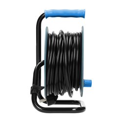 PRZEDŁUŻACZ BĘBNOWY MINI, 4 GNIAZDA 2P+Z, METALOWY STOJAK, POLWINIT H05VV-F 3X1MM2 , DŁUGOŚĆ 15M, TURKUSOWY, SCHUKO ORNO PRZEDŁUŻACZ BĘBNOWY MINI, 4 GNIAZDA 2P+Z, METALOWY STOJAK, POLWINIT H05VV-F 3X1MM2 , DŁUGOŚĆ 15M, TURKUSOWY, SCHUKO ORNO