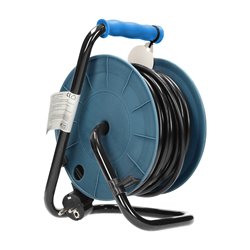 PRZEDŁUŻACZ BĘBNOWY MINI, 4 GNIAZDA 2P+Z, METALOWY STOJAK, POLWINIT H05VV-F 3X1MM2 , DŁUGOŚĆ 15M, TURKUSOWY, SCHUKO ORNO PRZEDŁUŻACZ BĘBNOWY MINI, 4 GNIAZDA 2P+Z, METALOWY STOJAK, POLWINIT H05VV-F 3X1MM2 , DŁUGOŚĆ 15M, TURKUSOWY, SCHUKO ORNO