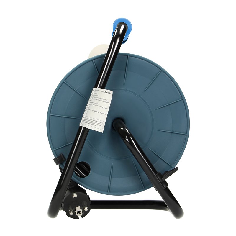 PRZEDŁUŻACZ BĘBNOWY MINI, 4 GNIAZDA 2P+Z, METALOWY STOJAK, POLWINIT H05VV-F 3X1MM2 , DŁUGOŚĆ 15M, TURKUSOWY, SCHUKO ORNO PRZEDŁUŻACZ BĘBNOWY MINI, 4 GNIAZDA 2P+Z, METALOWY STOJAK, POLWINIT H05VV-F 3X1MM2 , DŁUGOŚĆ 15M, TURKUSOWY, SCHUKO ORNO