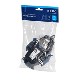 ROZGAŁĘŹNIK BRYZGOSZCZELNY I ODPORNY NA UDERZENIA, IP44, 3 GNIAZDA 2P+Z, 16A, 230V AC ORNO ROZGAŁĘŹNIK BRYZGOSZCZELNY I ODPORNY NA UDERZENIA, IP44, 3 GNIAZDA 2P+Z, 16A, 230V AC ORNO