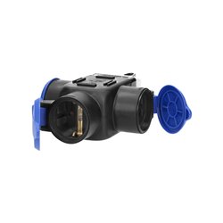 ROZGAŁĘŹNIK BRYZGOSZCZELNY I ODPORNY NA UDERZENIA, IP44, 3 GNIAZDA 2P+Z, 16A, 230V AC, WERSJA SCHUKO ORNO ROZGAŁĘŹNIK BRYZGOSZCZELNY I ODPORNY NA UDERZENIA, IP44, 3 GNIAZDA 2P+Z, 16A, 230V AC, WERSJA SCHUKO ORNO