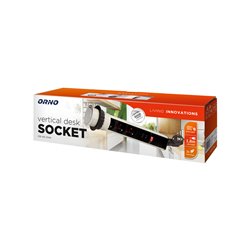 GNIAZDO MEBLOWE O6CM WYSUWANE Z BLATU Z ŁADOWARKĄ USB, BLOKADĄ I PRZEWODEM 1,8M, 3X2P+Z ORNO GNIAZDO MEBLOWE O6CM WYSUWANE Z BLATU Z ŁADOWARKĄ USB, BLOKADĄ I PRZEWODEM 1,8M, 3X2P+Z ORNO
