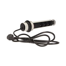 GNIAZDO MEBLOWE O6CM WYSUWANE Z BLATU Z ŁADOWARKĄ USB, BLOKADĄ I PRZEWODEM 1,8M, 3X2P+Z ORNO GNIAZDO MEBLOWE O6CM WYSUWANE Z BLATU Z ŁADOWARKĄ USB, BLOKADĄ I PRZEWODEM 1,8M, 3X2P+Z ORNO