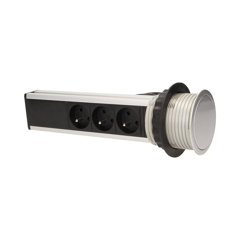 GNIAZDO MEBLOWE O8CM WYSUWANE Z BLATU Z ŁADOWARKĄ USB I PRZEWODEM 1,8M, 3X2P+Z, 2XUSB ORNO GNIAZDO MEBLOWE O8CM WYSUWANE Z BLATU Z ŁADOWARKĄ USB I PRZEWODEM 1,8M, 3X2P+Z, 2XUSB ORNO