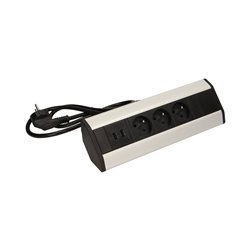 GNIAZDO MEBLOWE Z ŁADOWARKĄ USB I PRZEWODEM 1,8M, 3X2P+Z, 2XUSB ORNO GNIAZDO MEBLOWE Z ŁADOWARKĄ USB I PRZEWODEM 1,8M, 3X2P+Z, 2XUSB ORNO