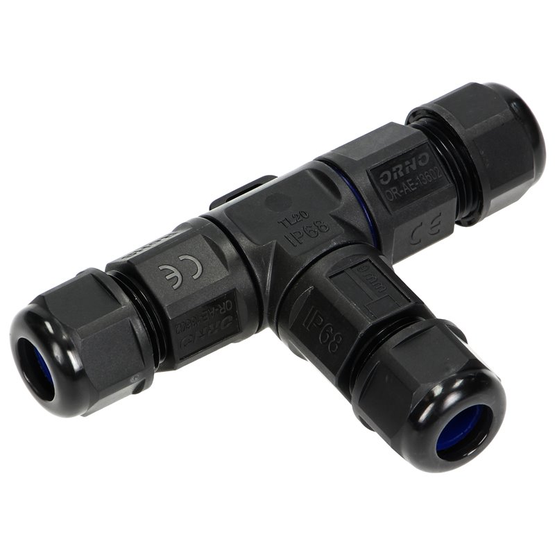 KONEKTOR KABLOWY TRÓJNIK T IP68, 3X4MM2, 450V/25A ORNO