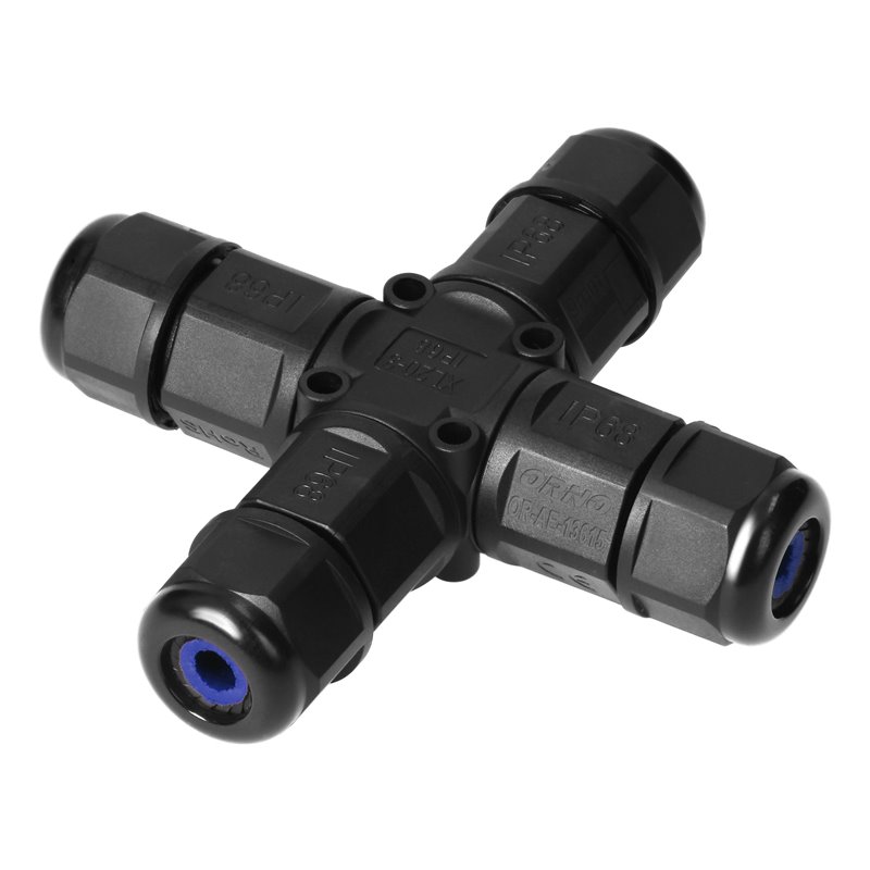 KONEKTOR KABLOWY CZWÓRNIK (TYPU-X), IP68, 3X4MM2, 450V/25A ORNO