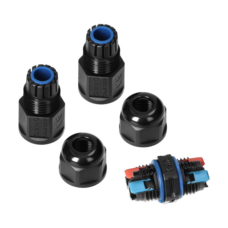 KONEKTOR KABLOWY PROSTY Z SZYBKOZŁĄCZKĄ IP68 MINI 2X1,5MM2, 400V/16A, ORNO KONEKTOR KABLOWY PROSTY Z SZYBKOZŁĄCZKĄ IP68 MINI 2X1,5MM2, 400V/16A, ORNO