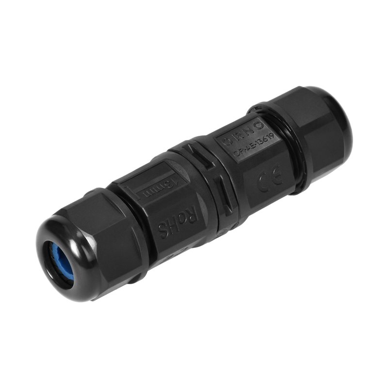 KONEKTOR KABLOWY PROSTY Z SZYBKOZŁĄCZKĄ IP68, 2X4MM2, 400V/20A ORNO