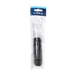 KONEKTOR KABLOWY PROSTY Z SZYBKOZŁĄCZKĄ IP68, 2X4MM2, 400V/20A ORNO KONEKTOR KABLOWY PROSTY Z SZYBKOZŁĄCZKĄ IP68, 2X4MM2, 400V/20A ORNO