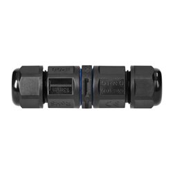KONEKTOR KABLOWY PROSTY Z SZYBKOZŁĄCZKĄ IP68, 2X4MM2, 400V/20A ORNO KONEKTOR KABLOWY PROSTY Z SZYBKOZŁĄCZKĄ IP68, 2X4MM2, 400V/20A ORNO