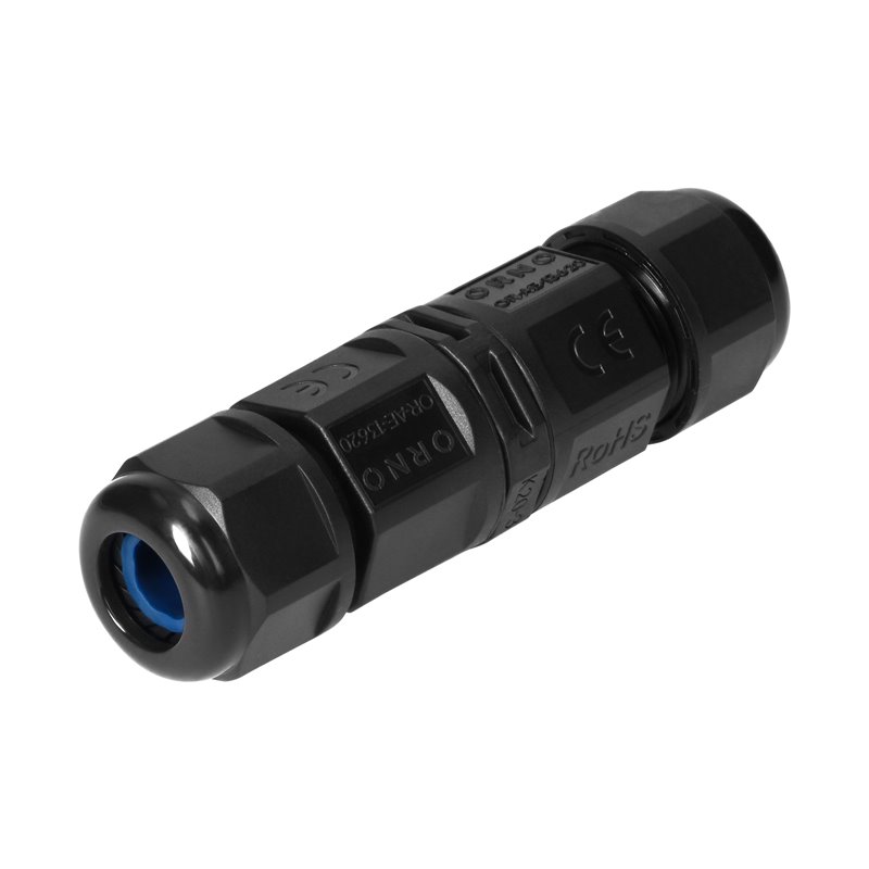 KONEKTOR KABLOWY PROSTY Z SZYBKOZŁĄCZKĄ IP68, 5X4MM2, 400V/20A ORNO