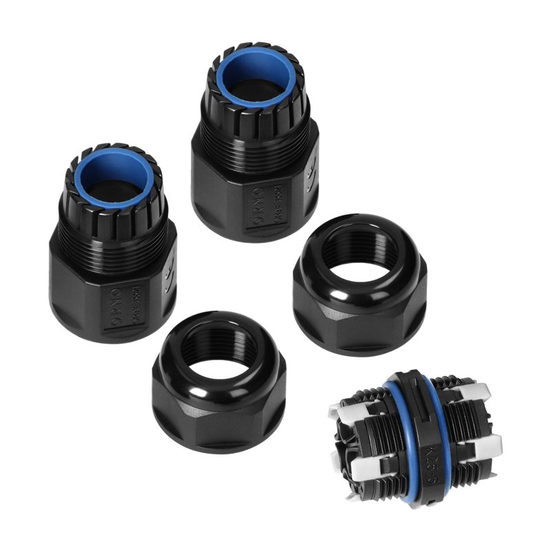 KONEKTOR KABLOWY PROSTY Z SZYBKOZŁĄCZKĄ IP68, 5X4MM2, 400V/20A ORNO KONEKTOR KABLOWY PROSTY Z SZYBKOZŁĄCZKĄ IP68, 5X4MM2, 400V/20A ORNO