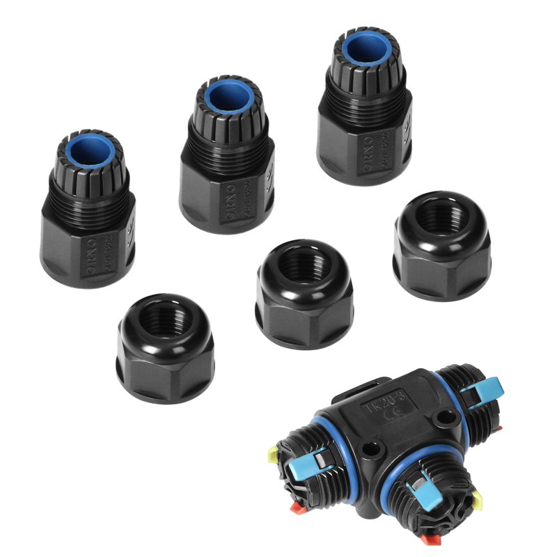 KONEKTOR KABLOWY TRÓJNIK T Z SZYBKOZŁĄCZKĄ IP68, 3X4MM2, 400V/16A ORNO KONEKTOR KABLOWY TRÓJNIK T Z SZYBKOZŁĄCZKĄ IP68, 3X4MM2, 400V/16A ORNO