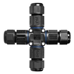KONEKTOR KABLOWY, ROZDZIELACZ CZTEROKROTNY TYPU-X Z SZYBKOZŁĄCZKĄ, IP68, 3X4MM2, 400V/16A ORNO KONEKTOR KABLOWY, ROZDZIELACZ CZTEROKROTNY TYPU-X Z SZYBKOZŁĄCZKĄ, IP68, 3X4MM2, 400V/16A ORNO