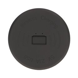 BEZPRZEWODOWA ŁADOWARKA INDUKCYJNA Z DODATKOWYM PORTEM USB, CZARNA ORNO BEZPRZEWODOWA ŁADOWARKA INDUKCYJNA Z DODATKOWYM PORTEM USB, CZARNA ORNO