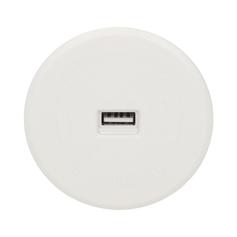 BEZPRZEWODOWA ŁADOWARKA INDUKCYJNA Z DODATKOWYM PORTEM USB, BIAŁA ORNO BEZPRZEWODOWA ŁADOWARKA INDUKCYJNA Z DODATKOWYM PORTEM USB, BIAŁA ORNO
