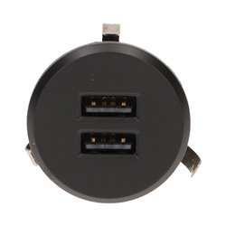 ŁADOWARKA 2XUSB WPUSZCZANA W BLAT, CZARNA ORNO ŁADOWARKA 2XUSB WPUSZCZANA W BLAT, CZARNA ORNO