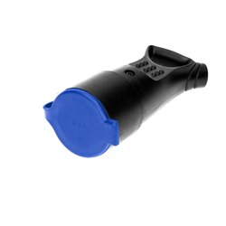 BRYZGOSZCZELNE GNIAZDO GUMOWE 2P+Z, PROSTE, IP44, CZARNE ORNO BRYZGOSZCZELNE GNIAZDO GUMOWE 2P+Z, PROSTE, IP44, CZARNE ORNO