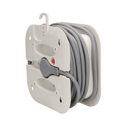 PRZEDŁUŻACZ ZWIJANY, 4 GNIAZDA 2P+Z, PŁASKA WTYCZKA, POLWINIT H05VV-F 3X1MM2 , DŁUGOŚĆ 7M ORNO PRZEDŁUŻACZ ZWIJANY, 4 GNIAZDA 2P+Z, PŁASKA WTYCZKA, POLWINIT H05VV-F 3X1MM2 , DŁUGOŚĆ 7M ORNO