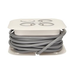 PRZEDŁUŻACZ ZWIJANY, 3 GNIAZDA 2P+Z, PŁASKA WTYCZKA, ŁADOWARKA USB, POLWINIT H05VV-F 3X1MM2 , DŁUGOŚĆ 7M ORNO PRZEDŁUŻACZ ZWIJANY, 3 GNIAZDA 2P+Z, PŁASKA WTYCZKA, ŁADOWARKA USB, POLWINIT H05VV-F 3X1MM2 , DŁUGOŚĆ 7M ORNO