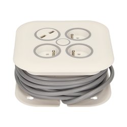 PRZEDŁUŻACZ ZWIJANY, 3 GNIAZDA 2P+Z, PŁASKA WTYCZKA, ŁADOWARKA USB, POLWINIT H05VV-F 3X1MM2 , DŁUGOŚĆ 7M ORNO PRZEDŁUŻACZ ZWIJANY, 3 GNIAZDA 2P+Z, PŁASKA WTYCZKA, ŁADOWARKA USB, POLWINIT H05VV-F 3X1MM2 , DŁUGOŚĆ 7M ORNO