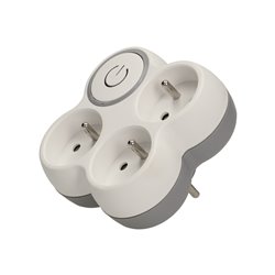 ROZGAŁĘŹNIK, 3 GNIAZDA 2P+Z Z PODŚWIETLANYM WYŁĄCZNIKIEM ON/OFF ORNO ROZGAŁĘŹNIK, 3 GNIAZDA 2P+Z Z PODŚWIETLANYM WYŁĄCZNIKIEM ON/OFF ORNO