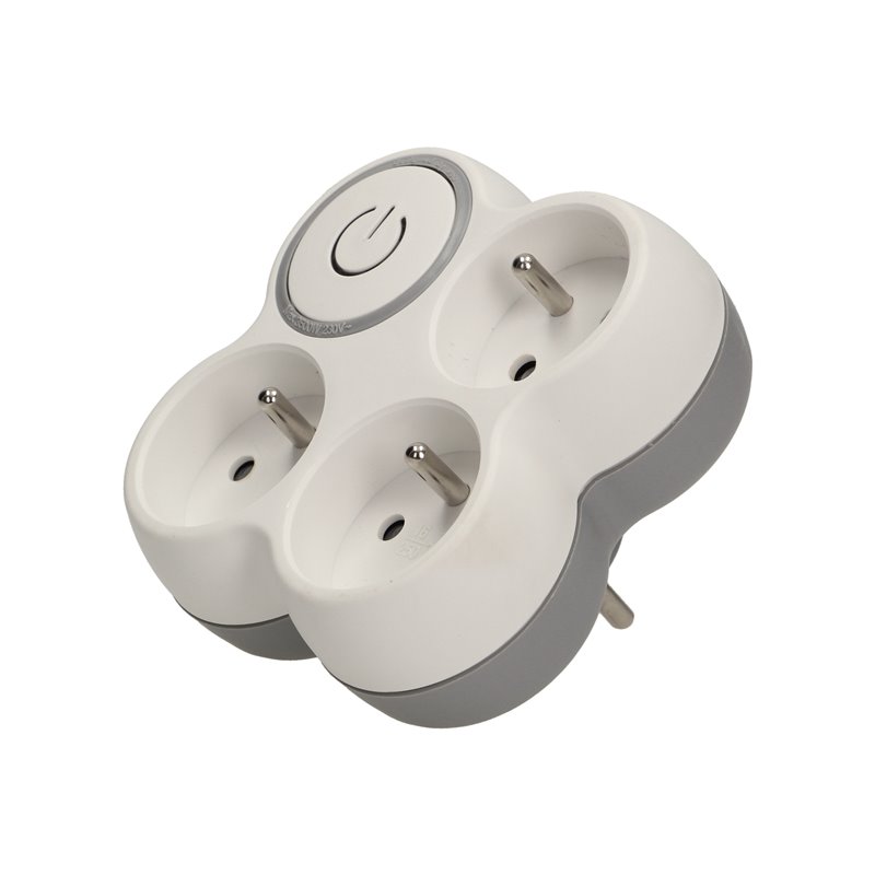ROZGAŁĘŹNIK, 3 GNIAZDA 2P+Z Z PODŚWIETLANYM WYŁĄCZNIKIEM ON/OFF ORNO ROZGAŁĘŹNIK, 3 GNIAZDA 2P+Z Z PODŚWIETLANYM WYŁĄCZNIKIEM ON/OFF ORNO