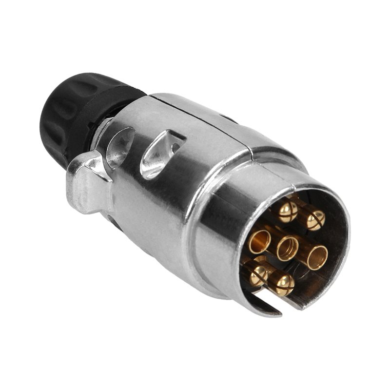 WTYCZKA PRZYCZEPY, ALUMINIOWA 7 PINÓW, 12/24V ORNO