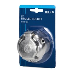 GNIAZDO PRZYCZEPY, ALUMINIOWE 7 PINÓW, 12/24V ORNO GNIAZDO PRZYCZEPY, ALUMINIOWE 7 PINÓW, 12/24V ORNO