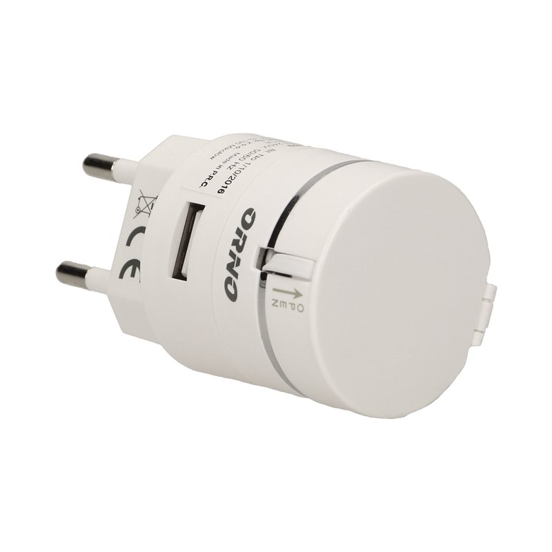 ŁADOWARKA USB 3W1 Z AUTOMATYCZNIE ZWIJANYM KABLEM ORNO ŁADOWARKA USB 3W1 Z AUTOMATYCZNIE ZWIJANYM KABLEM ORNO