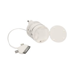 ŁADOWARKA USB 3W1 Z AUTOMATYCZNIE ZWIJANYM KABLEM ORNO ŁADOWARKA USB 3W1 Z AUTOMATYCZNIE ZWIJANYM KABLEM ORNO